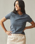 Women's Vintage Crew Tee - Mineral Wash Metropolitan Grey